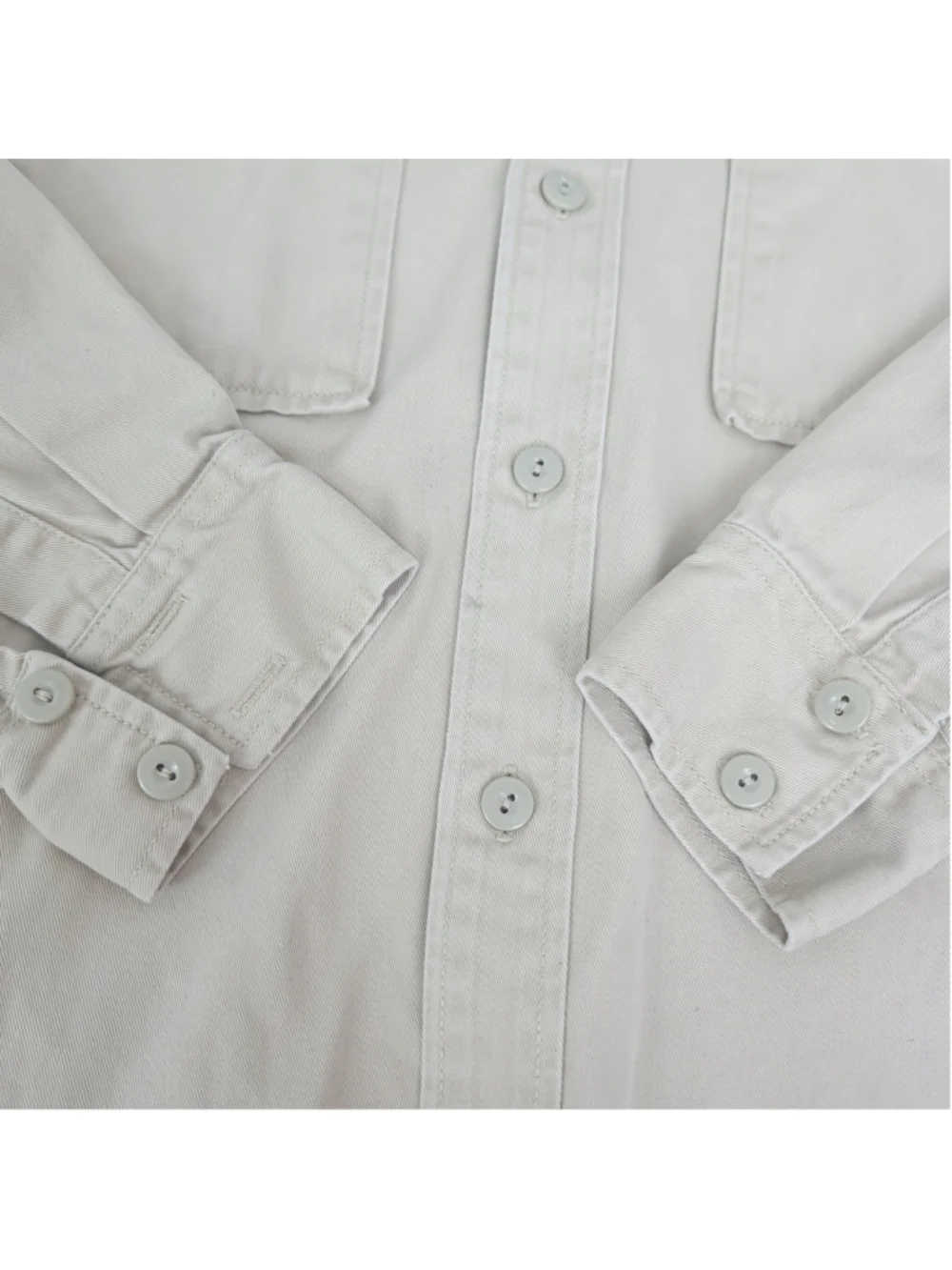 Y2K Men's Levi's Twill Workwear Style Shirt Medium